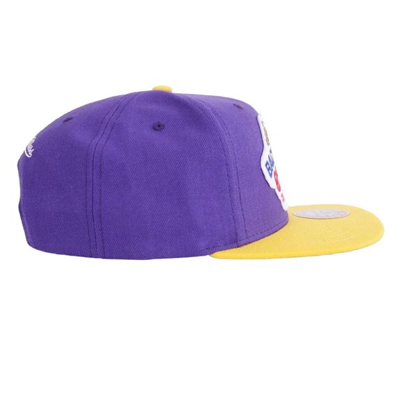 Mitchell & Ness Los Angeles Lakers Back To Back Champs Deadstock Snapback Hat - Picture 5 of 6